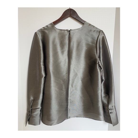 Lewit Silk Blend Metallic Blouse S - Picture 6 of 7
